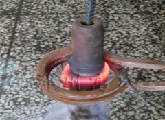 北京客户购买中频加热炉用于活塞环的淬火热处理