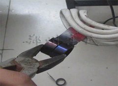 卷尺退火，大连客户独爱中频加热电源